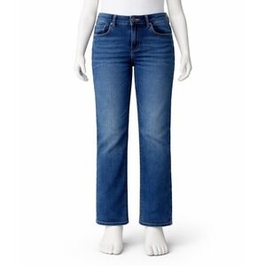 Lucky Brand Classic Straight Jeans Girls 16 Blue Stretch Mid Rise